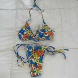 NWOT floral shein bikini